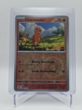 Pokémon TCG - Charmander - Paldean Fates - Reverse Holo - 007/091